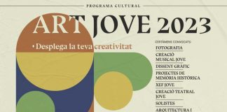 El programa cultural Art Jove 2023 convoca ocho certámenes para jóvenes entre 16 y 35 años