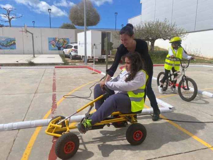Los niños disfrutaron de las clases de Educación vial