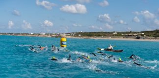 Casi 1.000 nadadores participarán en la MARNATON eDreams Formentera by Baleària Marnaton 2023 / foto: José Arribas