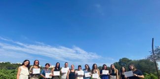 Entrega de los certificados del Curso de Patrimonio Cultural y Natural de Formentera Entrega diplomas curso turismo