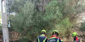 Una avería en una torre de alta tensión en Sant Francesc produce un pequeño fuego y cortes de luz en varias zonas de Formentera