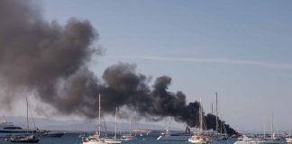 El Consell Insular de Formentera comprueba con un robot submarino que los restos del yate hundido la semana pasada no vierten ningún contaminante