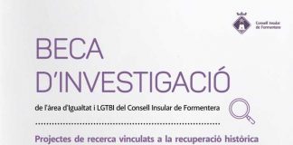 El próximo día 13 de septiembre finaliza el plazo para optar a la beca de investigación para proyectos de recuperación histórica de las mujeres en Formentera Beca de Investigación 2023