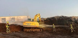Avances en la extinción del incendio en el vertedero de es Cap Incendio vertedero