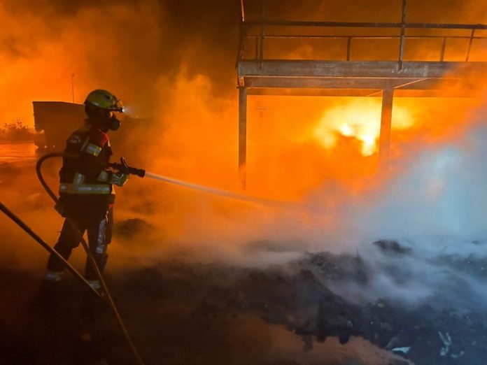 Incendio vertedero