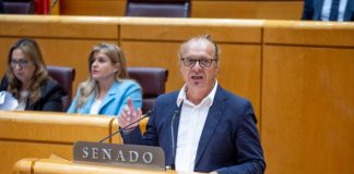 Juanjo Ferrer denuncia ante el Pleno del Senado los «ataques frontales» del PP y Vox a la lengua y cultura de Ibiza y Formentera senador Juanjo Ferrer