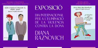 Formentera inaugura dos exposiciones itinerantes de Diana Raznovich contra la violencia machista