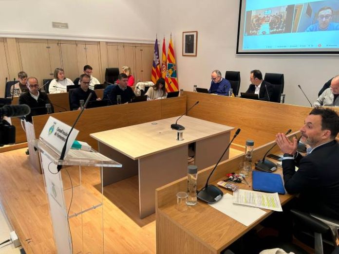 Imagen del pleno ordinario del mes de enero celebrado esta mañana Pleno enero 2024