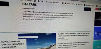 El Consell Insular de Formentera renueva la sección de comunicación de la página web Sala de Premsa Consell Formentera