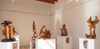 Originales piezas en la muestra del Taller de Fusta