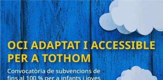 Ayudas de 1,6 millones para el programa de ocio adaptado para niños y adolescentes con grado II o III de dependencia Convocatoria subvenciones plan de ocio adaptado