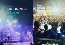 Tur, Lu, Flaco Fer, Gawchito, Acqua, Day-N y El Padrino en la Nit Jove por Sant Jaume Nit Jove por Sant Jaume 2024