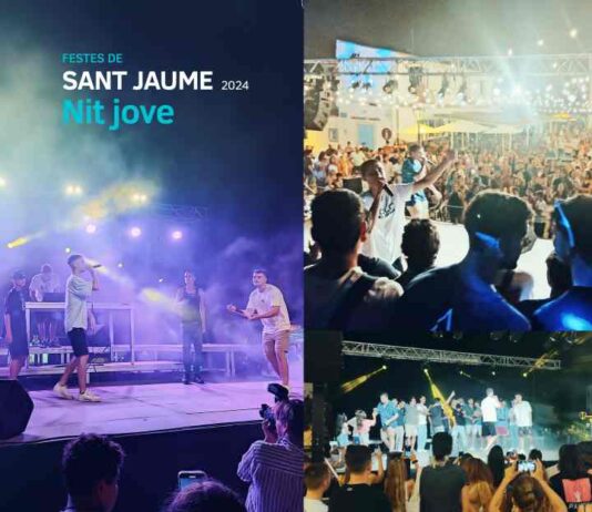 Tur, Lu, Flaco Fer, Gawchito, Acqua, Day-N y El Padrino en la Nit Jove por Sant Jaume Nit Jove por Sant Jaume 2024
