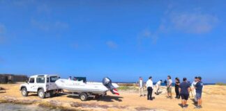 El Consell Insular de Formentera presenta su primera embarcación para dar servicio al Estany des Peix barca control Estany des Peix