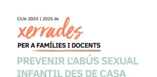 Prevención del abuso sexual infantil en Xerrades per a famílies i docents