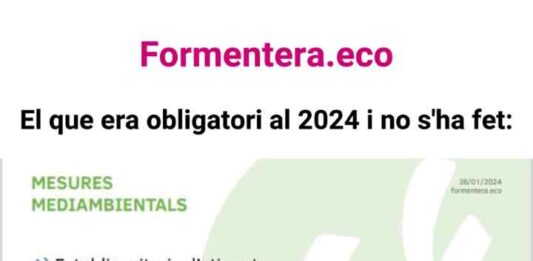 GxF rechaza la propuesta de Sa Unió de aumentar el número de coches en el Formentera.eco 2025 Formentera.eco 2025