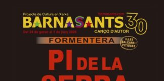 Quico Pi de la Serra arriba a Formentera, amb el Barnasants el 8 de febrer
