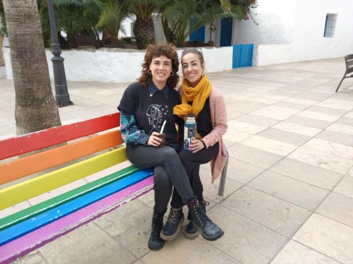 Candela Wells y Natalia Surop del colectivo FIGA