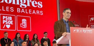 Pedro Sánchez y Francina Armengol han dado el pistoletazo de salida al 15º Congreso del PSIB-PSOE en Baleares Pedro Sánchez