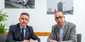 Portas y Jerez abordan la necesidad de reforzar los servicios judiciales en Formentera Miquel Jerez y Óscar Portas
