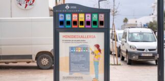 Nuevo punto de recogida de pequeños dispositivos electrónicos, pilas, baterías, bombillas, cartuchos impresoras y cápsulas de café Mini deixalleria Sant Ferran