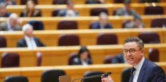 El PP denuncia que el Pacto con Junts sobre el reparto de menores migrantes se ha cerrado sin que Baleares haya sido escuchada Miquel Jerez, senador PP