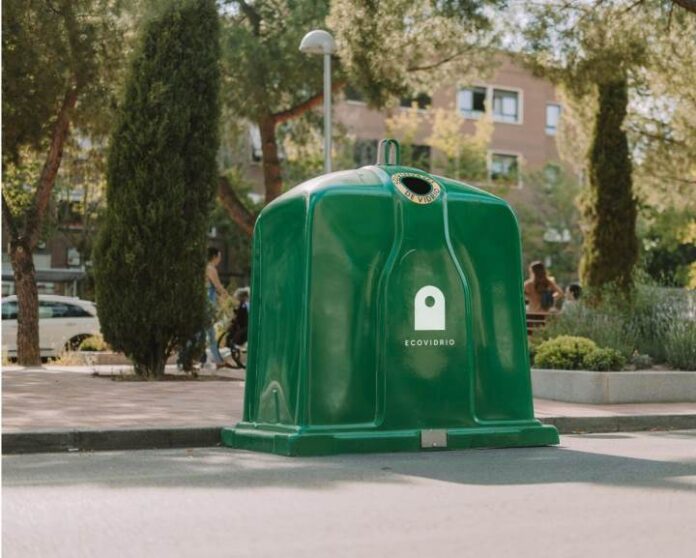 Contenedor envases de vidrio