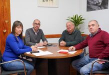 El Consell de Formentera se reúne con la nueva directiva de la asociación de usuarios de s’Estany des Peix Consell y usuarios s'estany des Peix