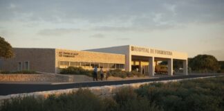 El Consell de Govern autoriza la licitación del contrato de obra del nuevo Centro de Salud de Formentera Maqueta del nuevo edificio junto al Hospital de Formentera
