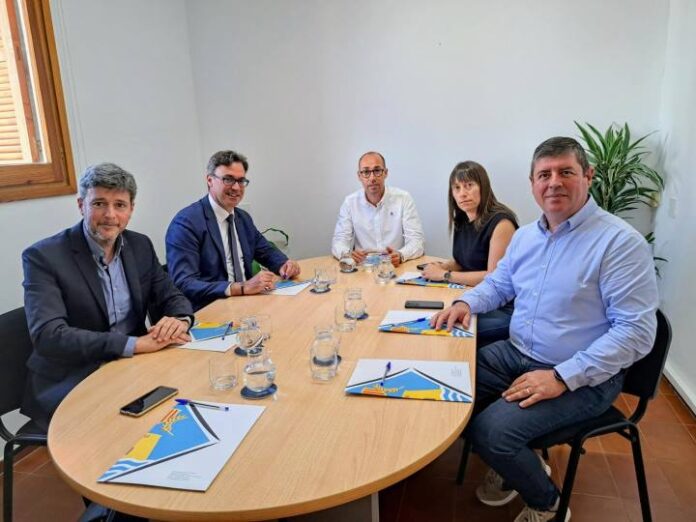 Momento de la reunión celebrada esta mañana en el Consell de Formentera