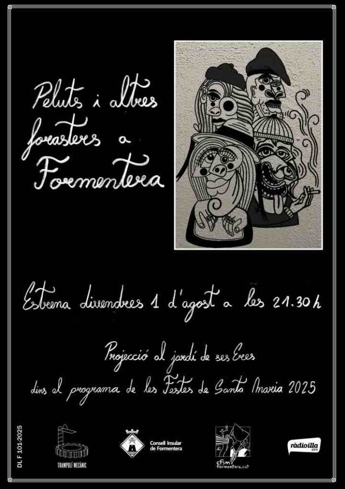 Cartel de Peluts i altres forasters a Formentera