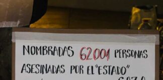 84 horas en el nombre de las víctimas de Gaza