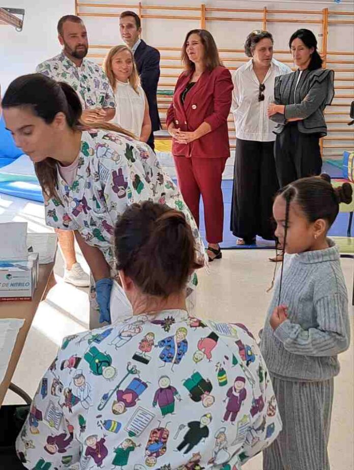 Inicio campaña 2025 de vacunación infantil contra la gripe
