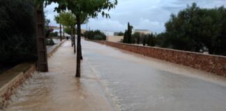 La intensa lluvia registrada de madrugada y por la tarde provoca averías e inundaciones en Formentera