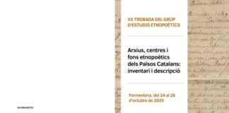 Formentera acull la XX Trobada del Grup d’Estudis Etnopoètics