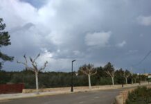 AEMET mantiene activo el aviso amarillo por lluvias y tormentas en Ibiza y Formentera