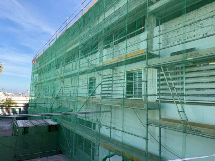 Estado actual de las obras de ampliación del IES Marc Ferrer Ampliación IES Marc Ferrer 2025