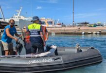 El Govern intensifica la lucha contra los chárteres náuticos irregulares y supera en el 2025 el récord de expedientes sancionadores Servicio de Inspección Marítima en Formentera