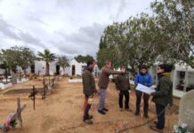 Inicio de las segundas excavaciones del V Pla de Fosses en el cementerio de Sant Francesc de Formentera V Plan de Fosas
