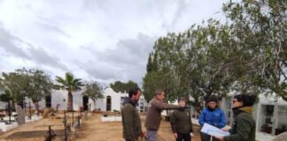 Inicio de las segundas excavaciones del V Pla de Fosses en el cementerio de Sant Francesc de Formentera V Plan de Fosas