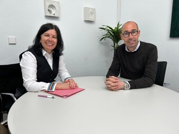 Óscar Portas y Raquel Guasch esta mañana en el Consell Insular de Formentera
