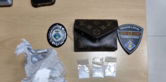 La Policía Local de Formentera detiene a una persona como presunta autora de un delito contra la salud pública Policía local