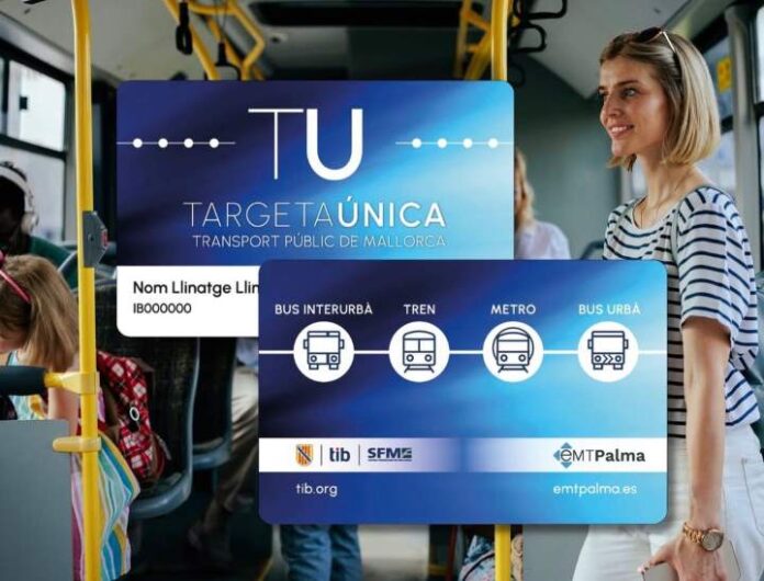 Tarjeta única transporte público Mallorca