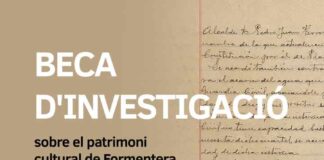 El Consell de Formentera convoca la Beca de Investigación 2026 sobre patrimonio cultural con una dotación de 8.500 euros Beca investigación 2026
