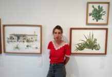 “Flores y salvajes”, acuarelas inspiradas en flores silvestres y poesía