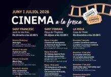 Cinema a la Fresca vuelve este verano a Formentera con más de 25 proyecciones gratuitas Programación Cinema a la Fresca 2026