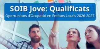 Siguen abiertas dos ofertas de trabajo del programa SOIB Oportunidades de Empleo para Personas Jóvenes Cualificadas