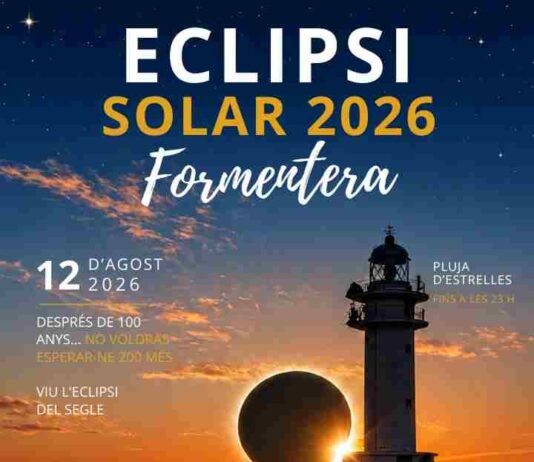Formentera se prepara para vivir el eclipse solar del día 12 de agosto desde es Cap de Barbaria