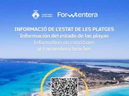 Formentera facilita la consulta del estado de las playas a través de una web actualizada a diario