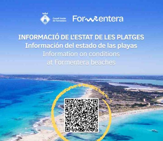 Formentera facilita la consulta del estado de las playas a través de una web actualizada a diario